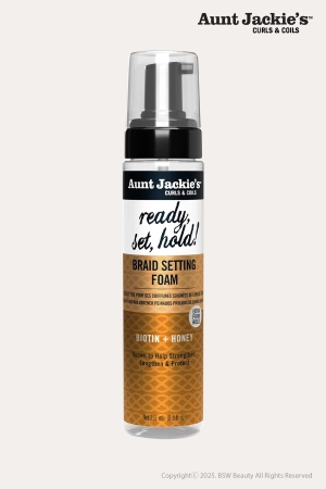 AUNT JACKIES BIOTIN HONEY BRAID SETTING FOAM 8.5oz