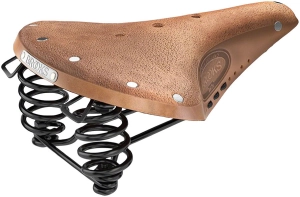 B67 Saddle - Steel Dark Tan Softened Short