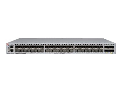 Brocade VDX 6740 - Switch - L3 - managed - 24 x 1 Gigabit / 10 Gigabit SFP  - front to back airflow - rack-mountable - FRU XBR-VDX6740-24-DC-F
