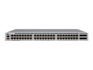 Brocade VDX 6740T - Switch - L3 - managed - 24 x 1000/10000 - front to back airflow - rack-mountable - FRU XBR-VDX6740T-24-DC-F