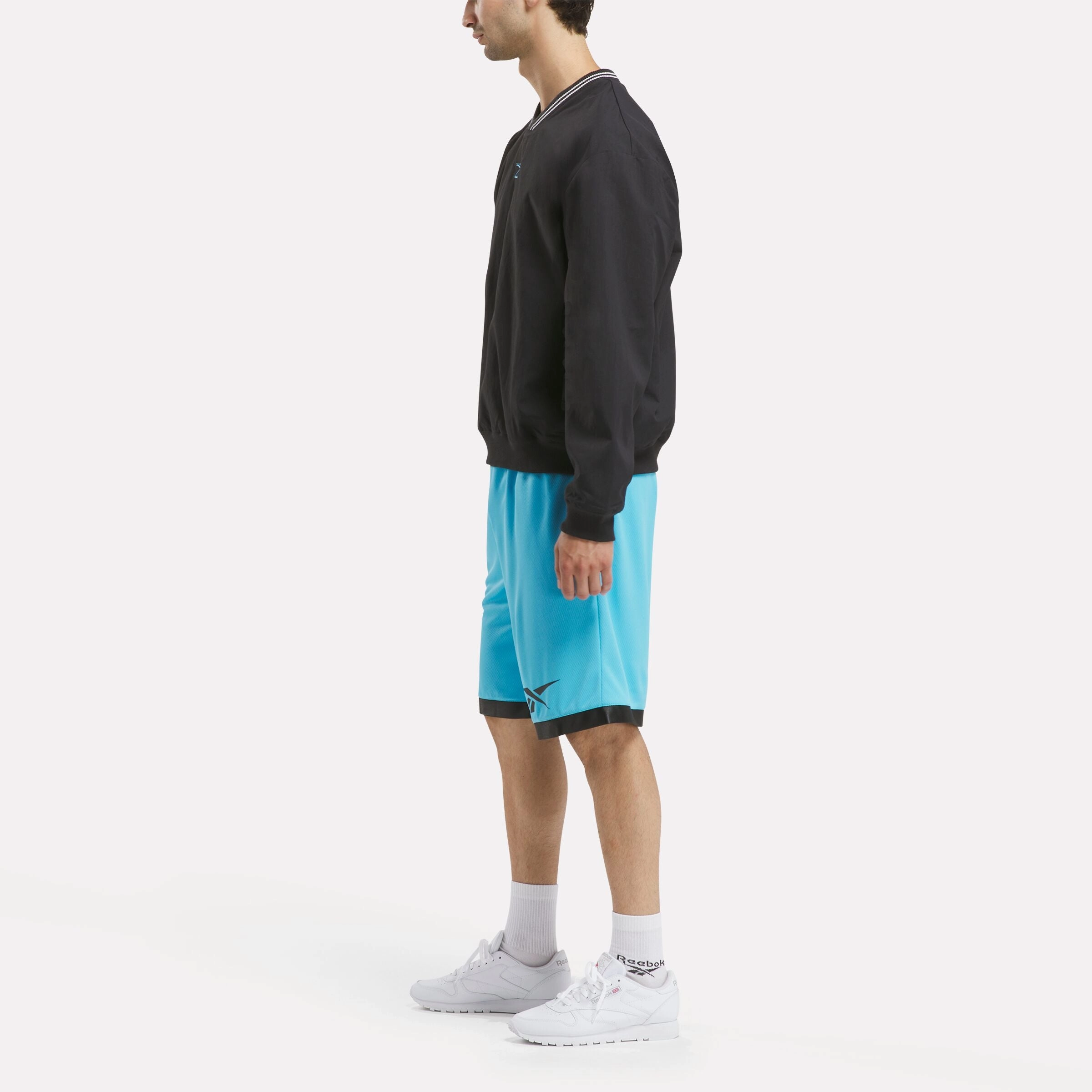 Classics Uniform Lined Woven Crew Top Black