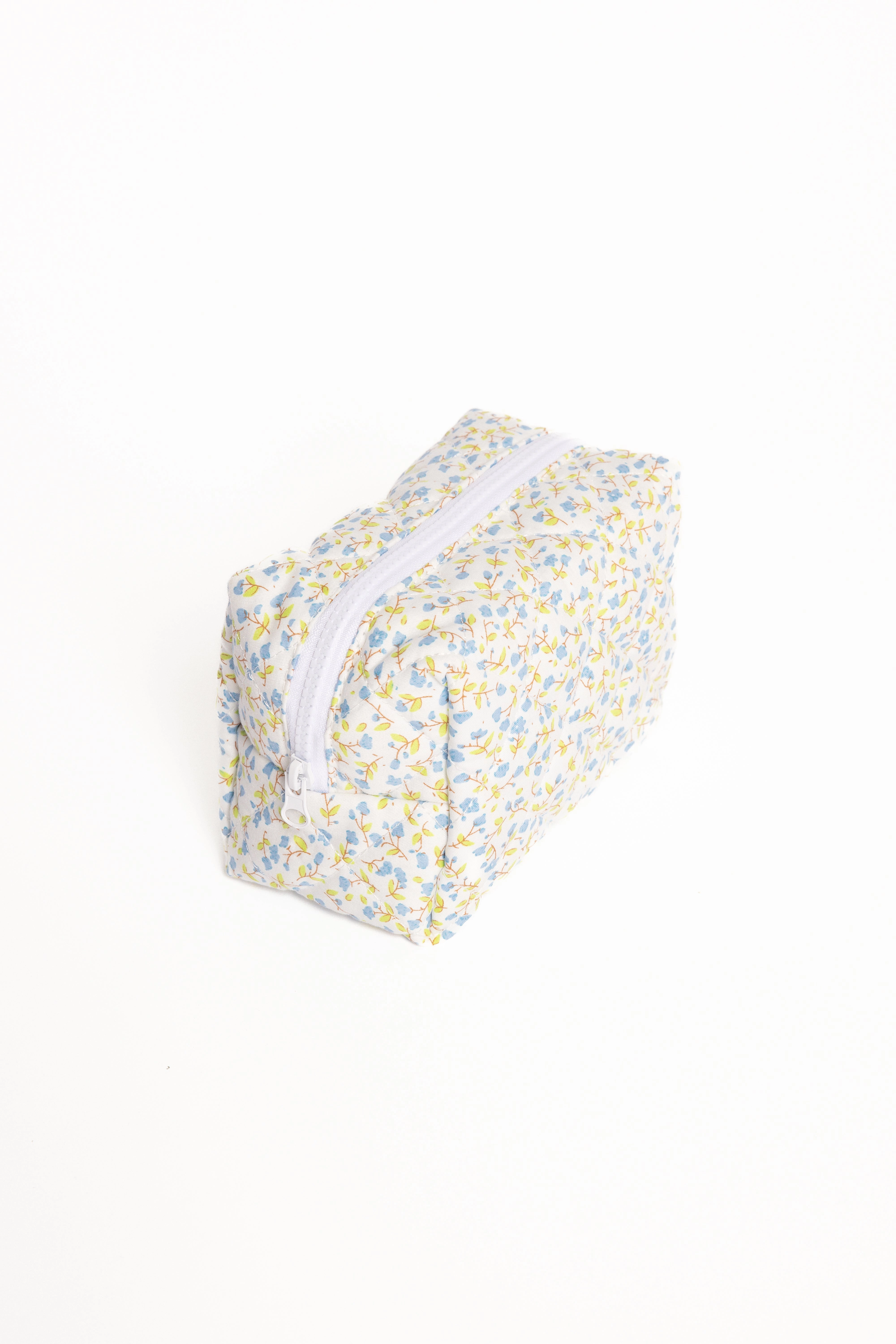Clementine Cosmetic Bag - Blue Floral