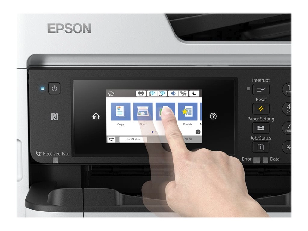 Epson WorkForce Pro WF-M5799 Supertank - Multifunction printer - B/W - ink-jet - Legal (8.5 in x 14 in) (original) - A4/Legal C11CG04201-LB