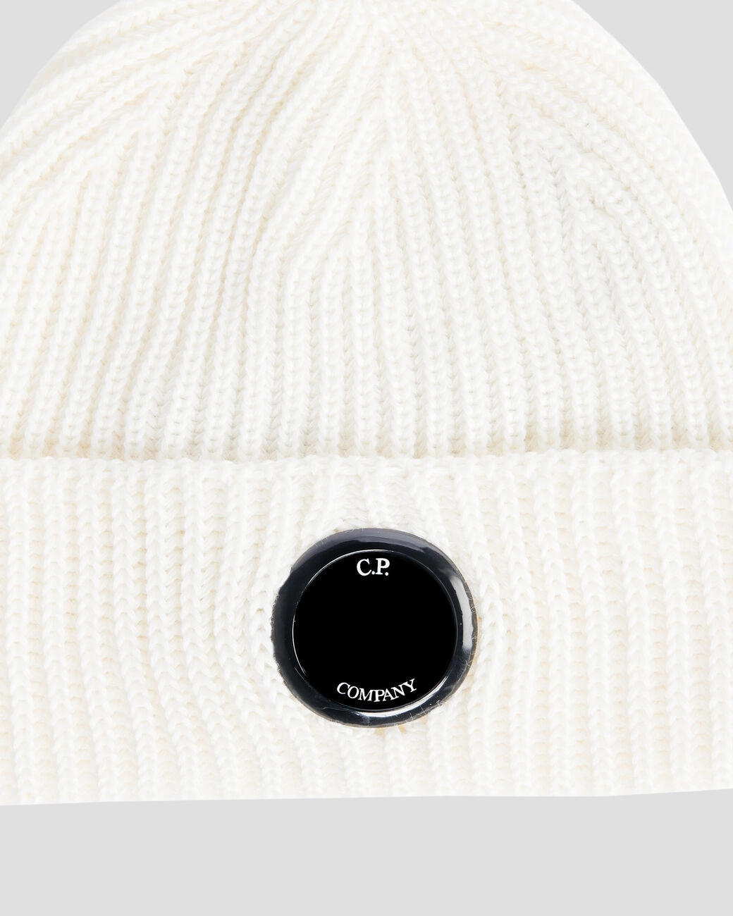 Extra Fine Merino Wool Beanie White
