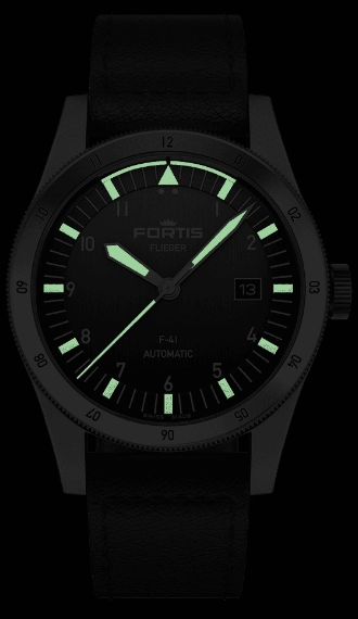 Fortis Flieger F-41 Automatic Black