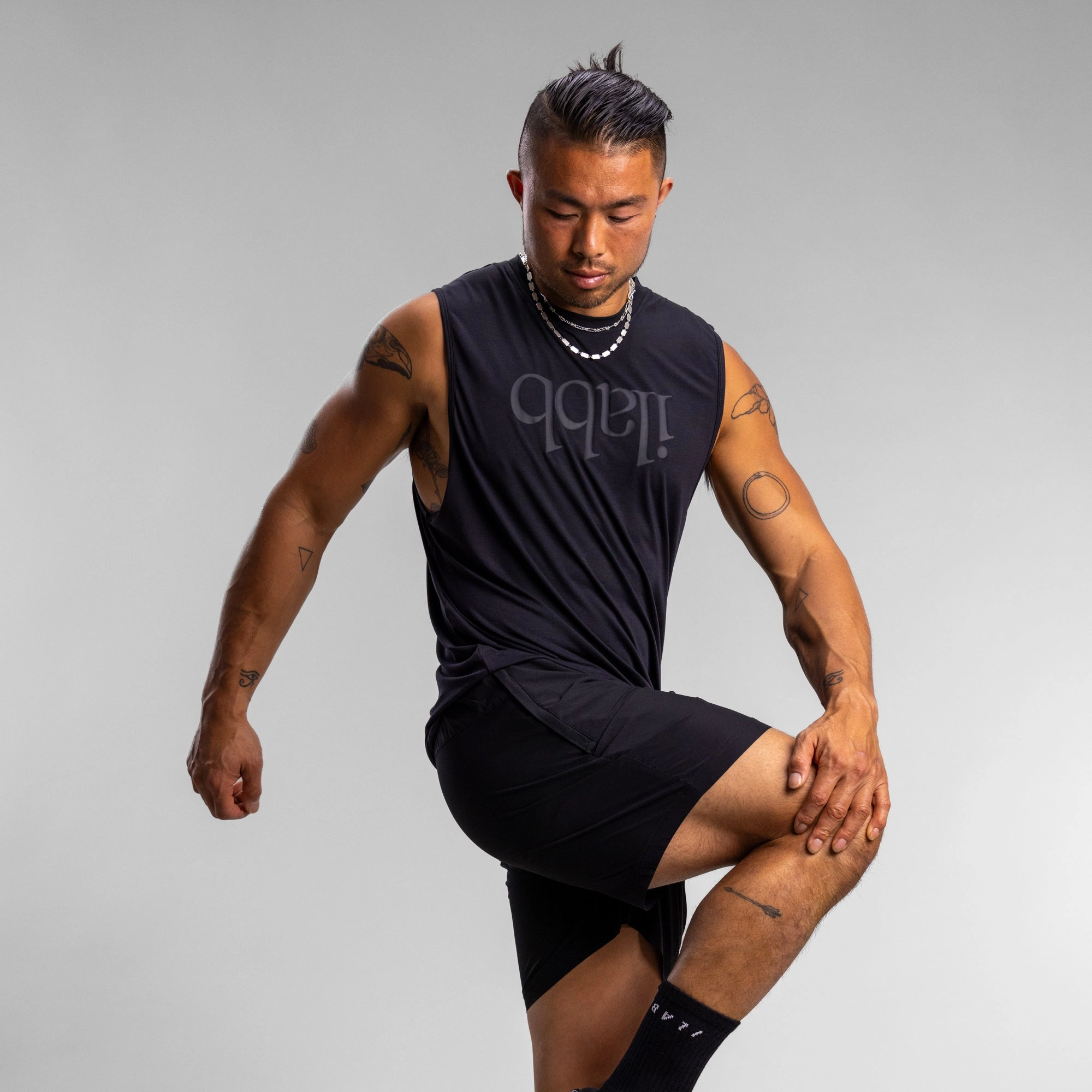 Foundation Capsize Lomond Tank Men's BLACK