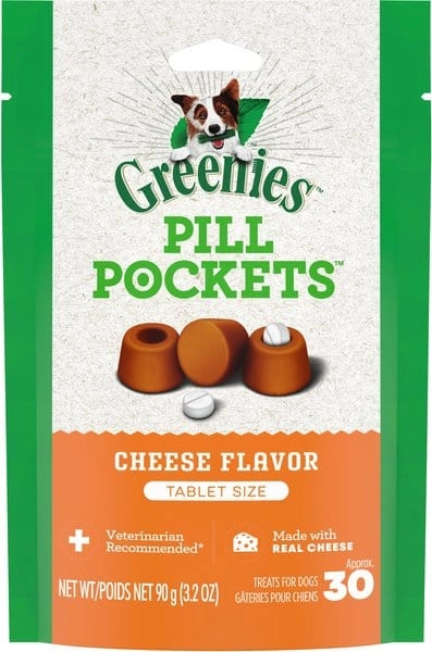 Greenies Pill Pockets Cheese Flavor Dog Treats