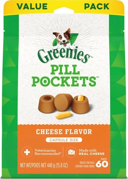 Greenies Pill Pockets Cheese Flavor Dog Treats