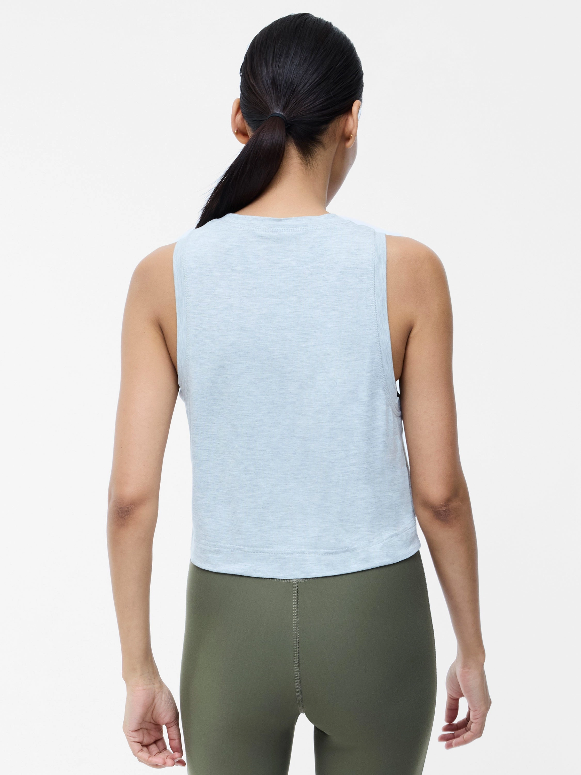 Grey Jersey Knot Vest Top