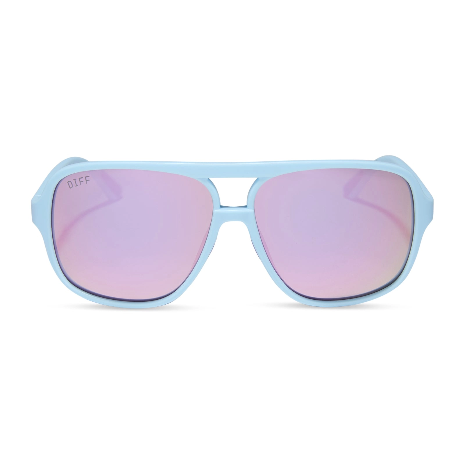 HANGTIME - MATTE BABY BLUE   LAVENDER MIRROR   POLARIZED SUNGLASSES