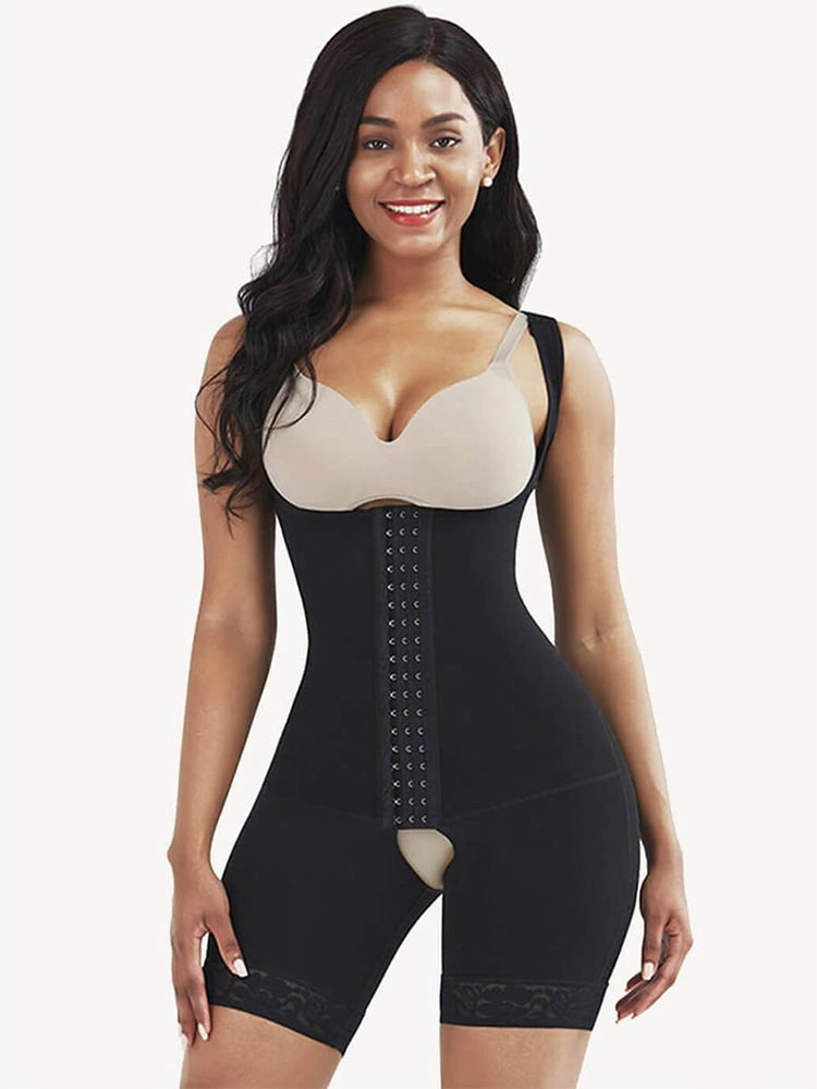 Hook Open Crotch Underbust shaper Bodysuit