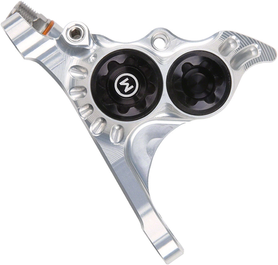 Hope RX4  Disc Brake Caliper - Flat Mount Front  20mm Mineral Oil Type Silver
