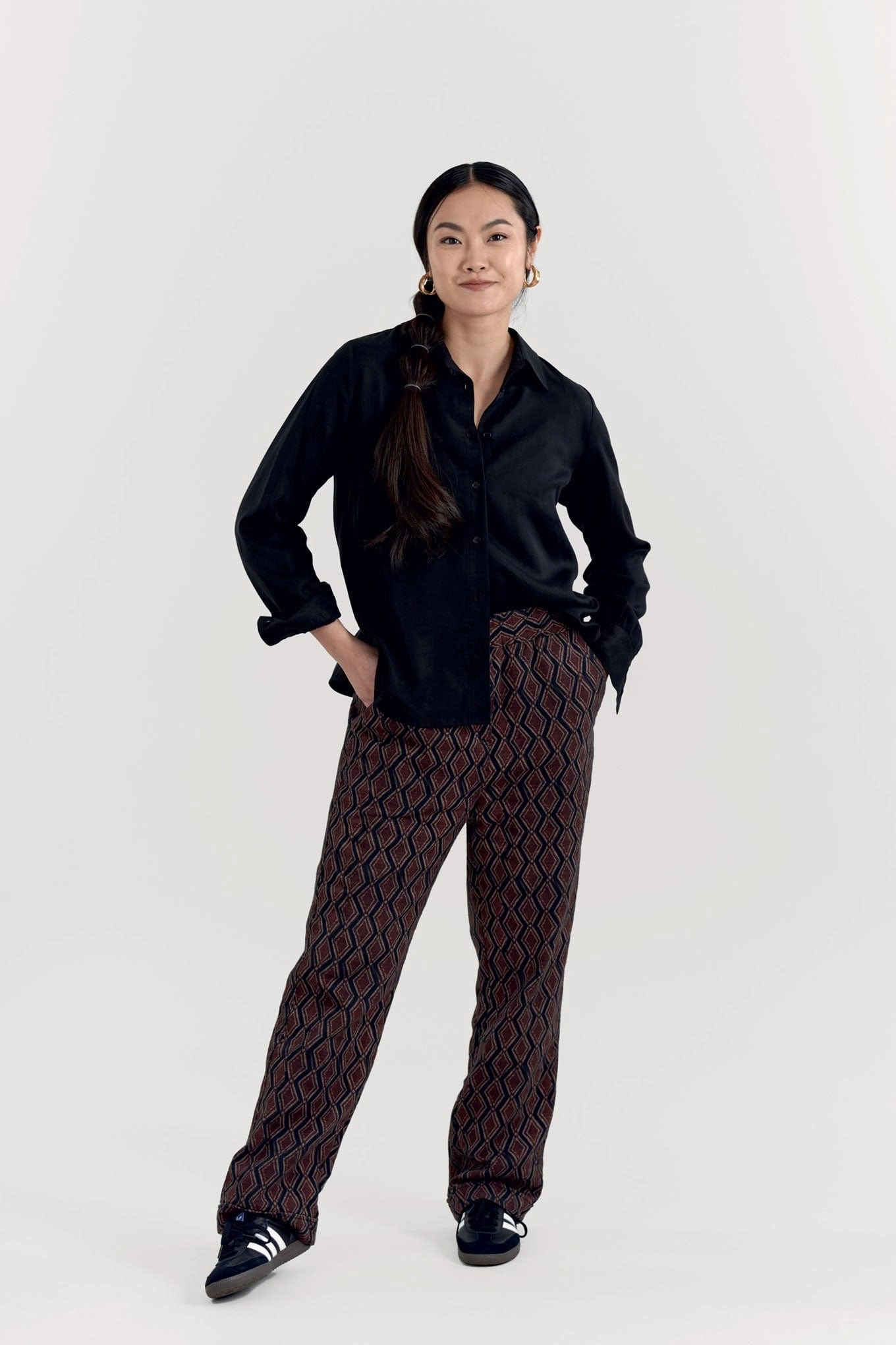 Kenji Women's TENCEL™ Shirt | Black