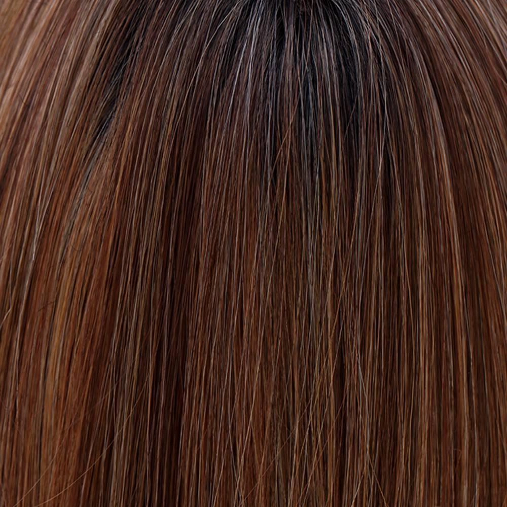 LaceFront Mono Top Straight 14" Hairpiece by Belle Tress | Synthetic (Lace Front Monofilament)