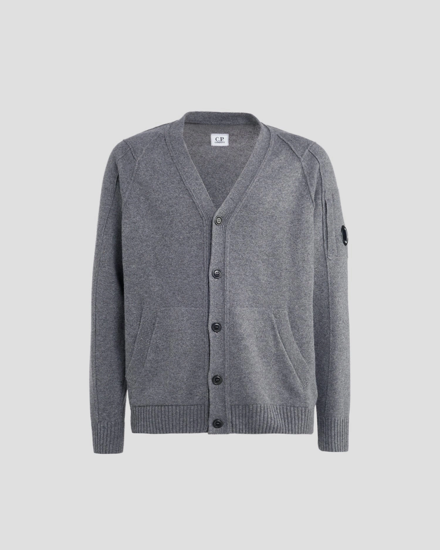 Lambswool Cardigan Tarmac Gray