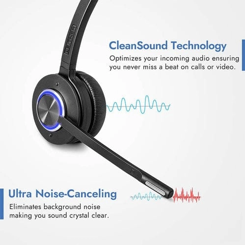 Leitner LH570 Premium Plus Over-the-Head Headset – Professional Bundle