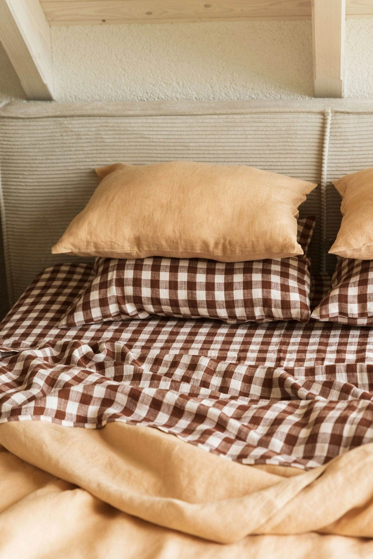 Linen Bedding Set | Mustard
