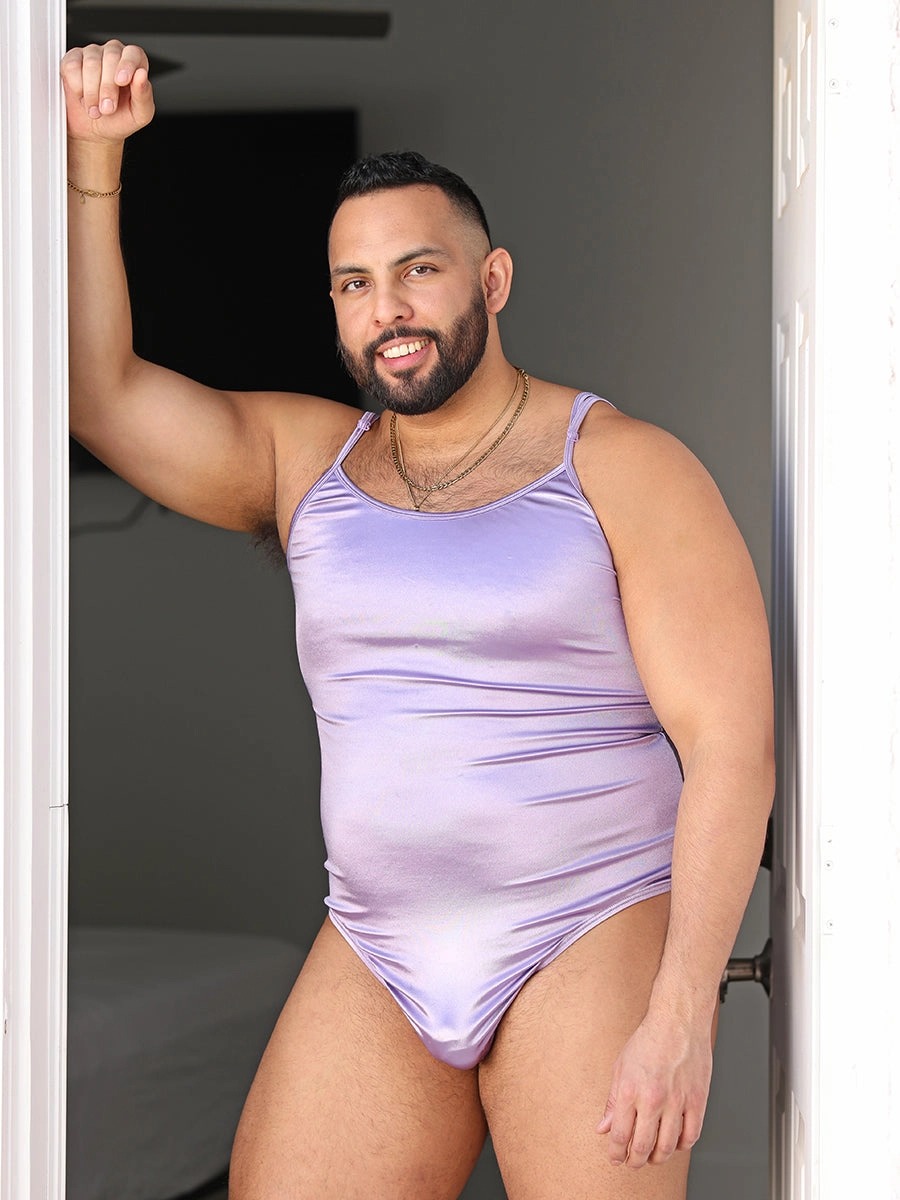 Luxe Satin Thong Bodysuit