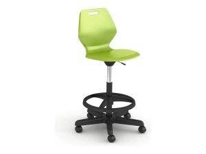 Paragon A&D Ready - Stool - swivel - injection molded polypropylene - cool gray READYSTLA-OZ