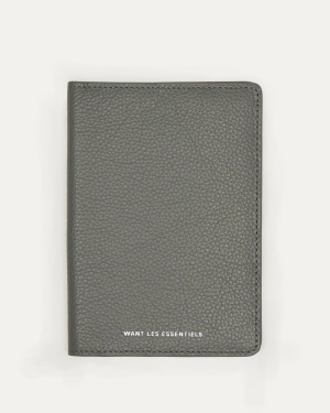 Pearson Pebble-Grained Leather Passport Cover