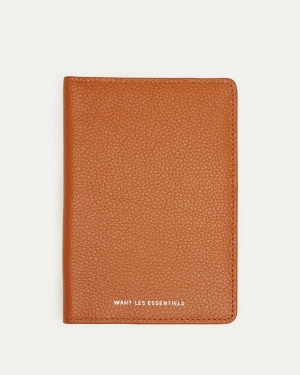 Pearson Pebble-Grained Leather Passport Cover
