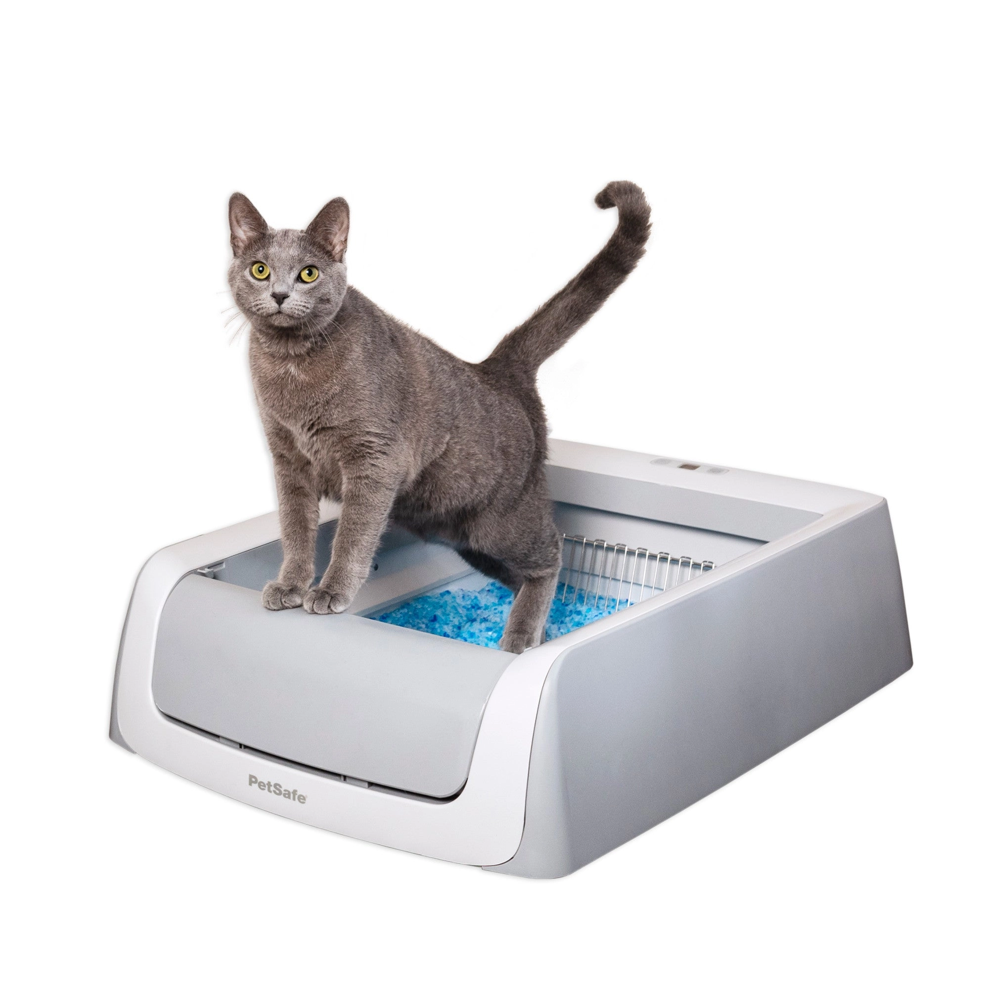 PetSafe ScoopFree Automatic Self Cleaning Cat Litter Box – Includes Disposable Tray with Crystal Litter – 2nd Generation