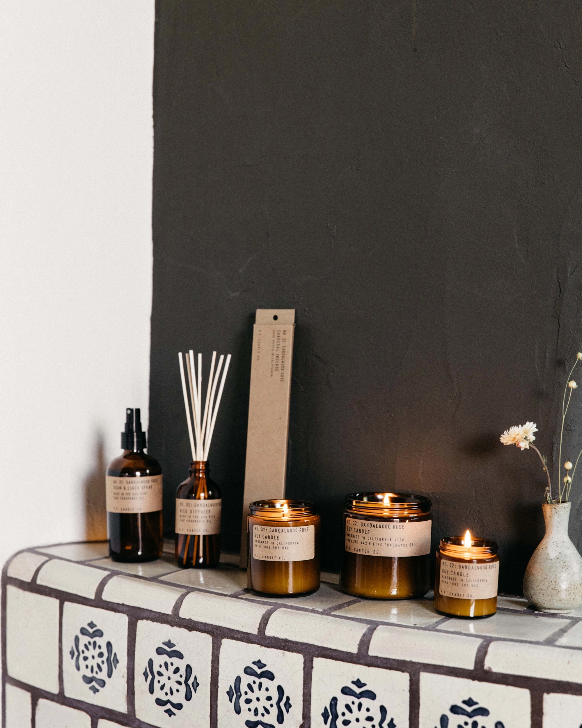 P.F. Candle Co. Room & Linen Spray Large - Sandalwood Rose