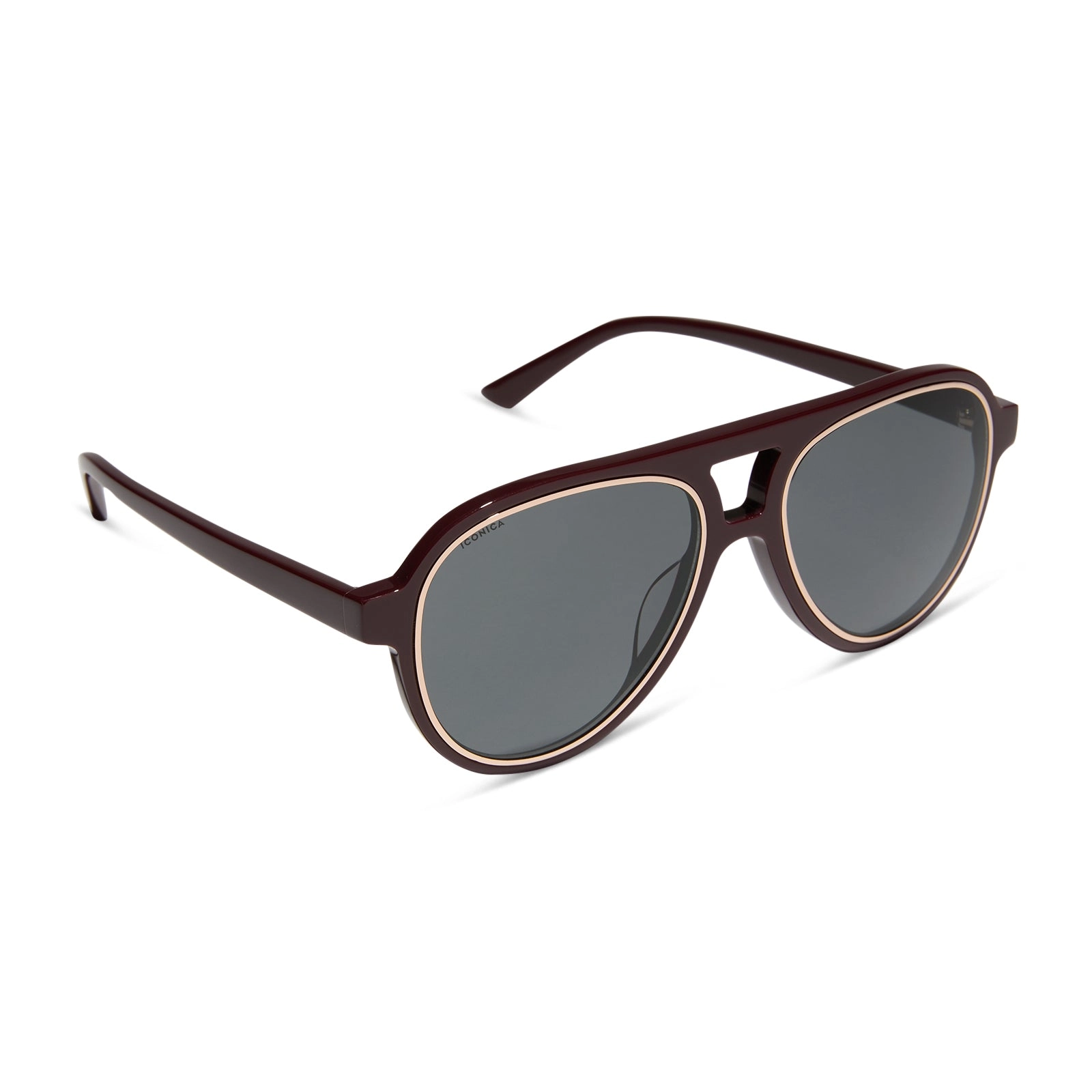 PIA - BORDEAUX   GREY   POLARIZED SUNGLASSES