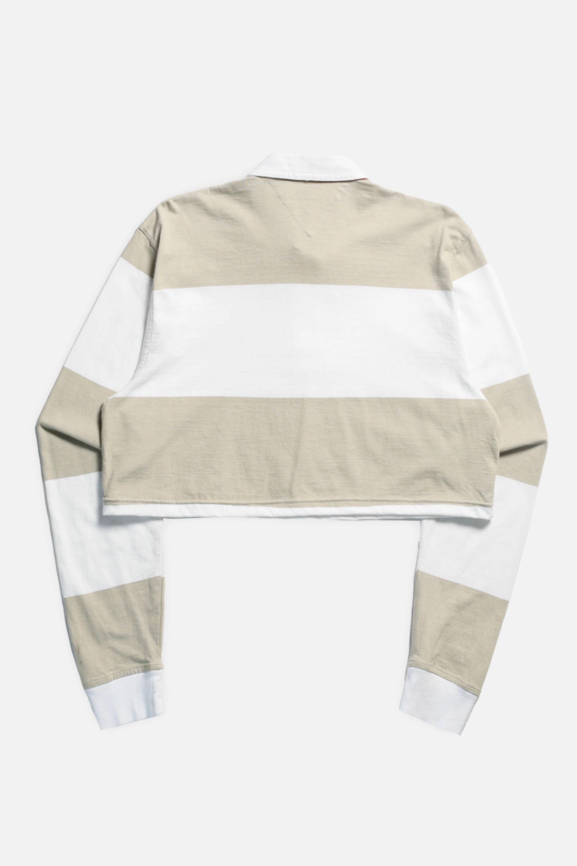 Rework Cropped Rugby Shirt - XL