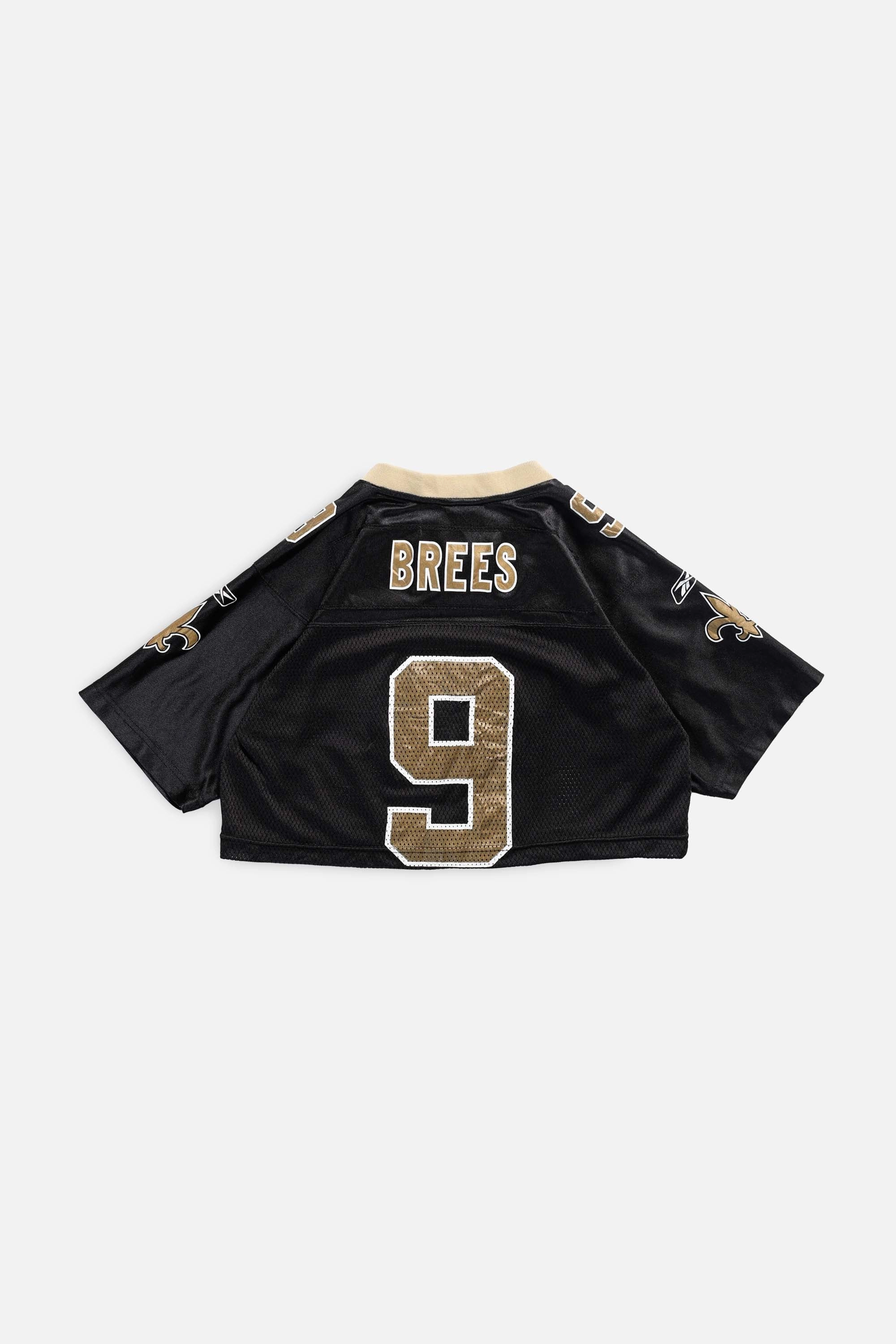 Rework New Orleans Saints Crop NFL Jersey - XS