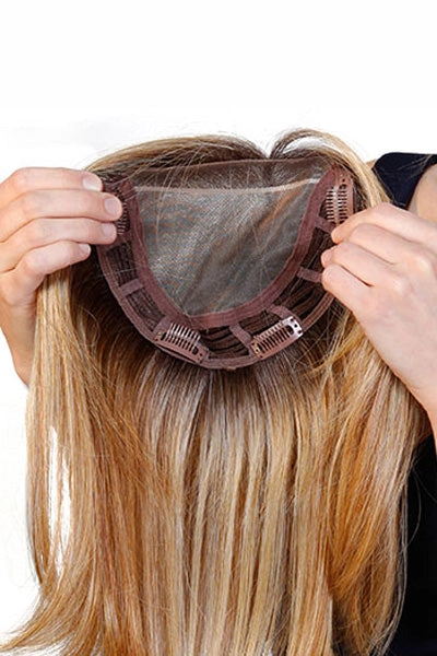 Sale - Belle Tress Toppers - Lace Front Mono Top Wave 18" (#7007) - Color: Roca Margarita Blonde