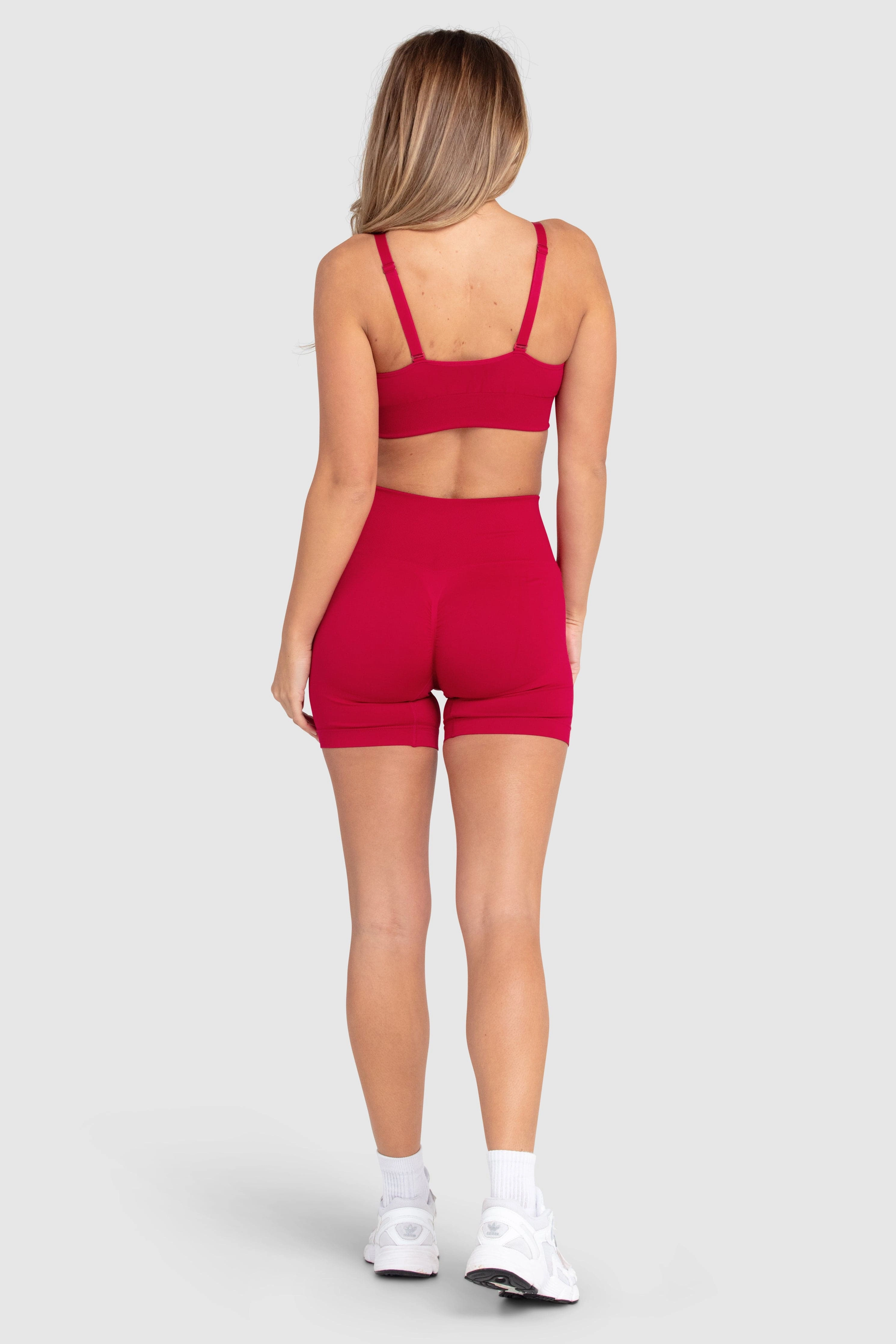 Scrunch 2 Seamless Shorts - Cherry Red