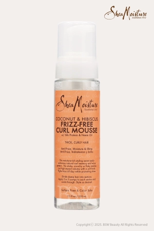 SHEA MOISTURE COCONUT & HIBISCUS FRIZZ-FREE CURL MOUSSE 7.5oz