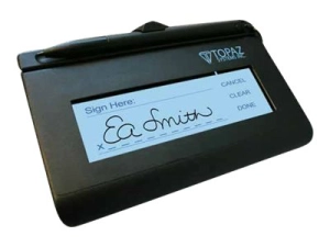 Topaz SigLite LCD 1X5 T-L460-HSB - Signature terminal - 4.4 x 1.3 in - wired - USB T-L460-HSB-R