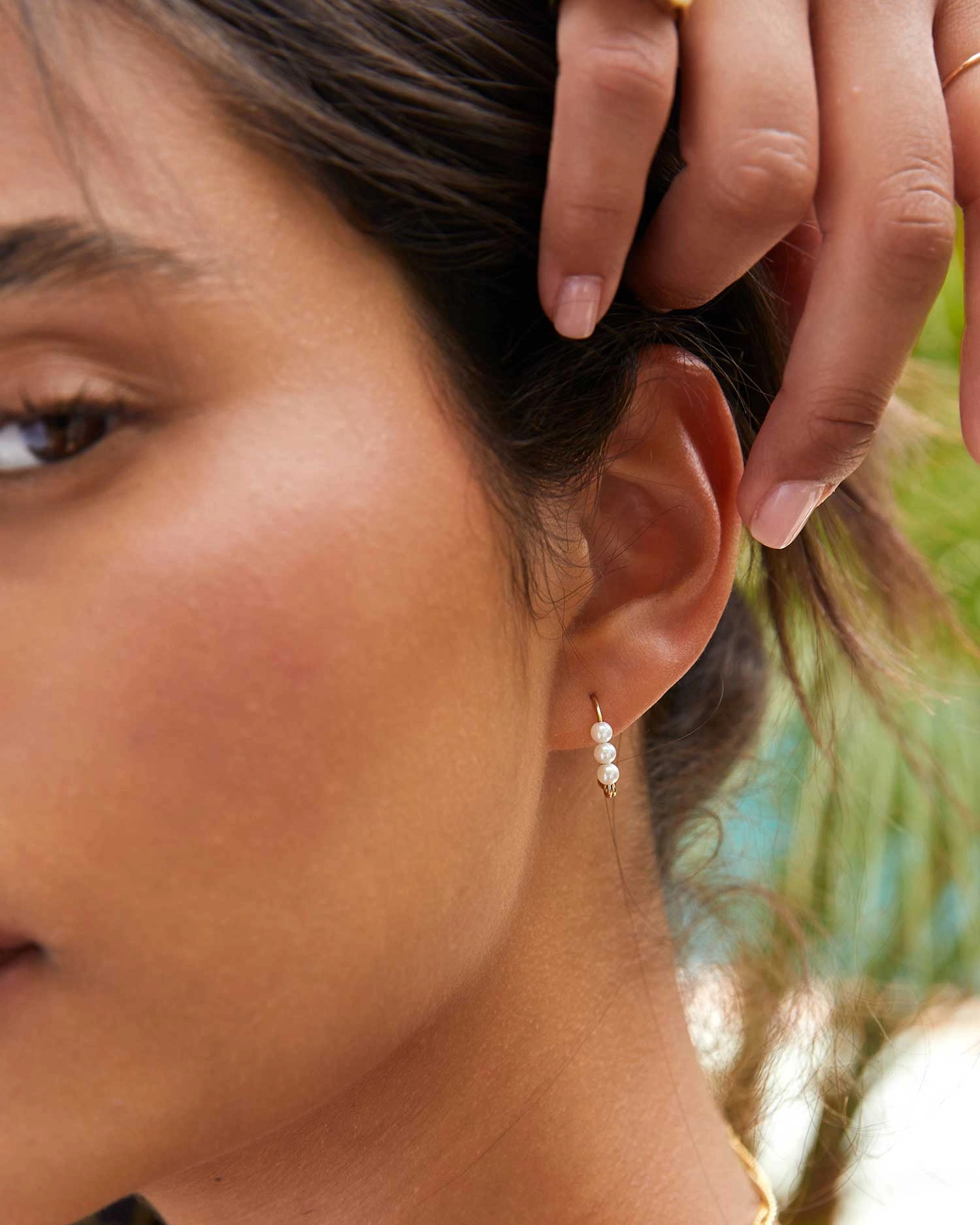 Tres Pearl Earring