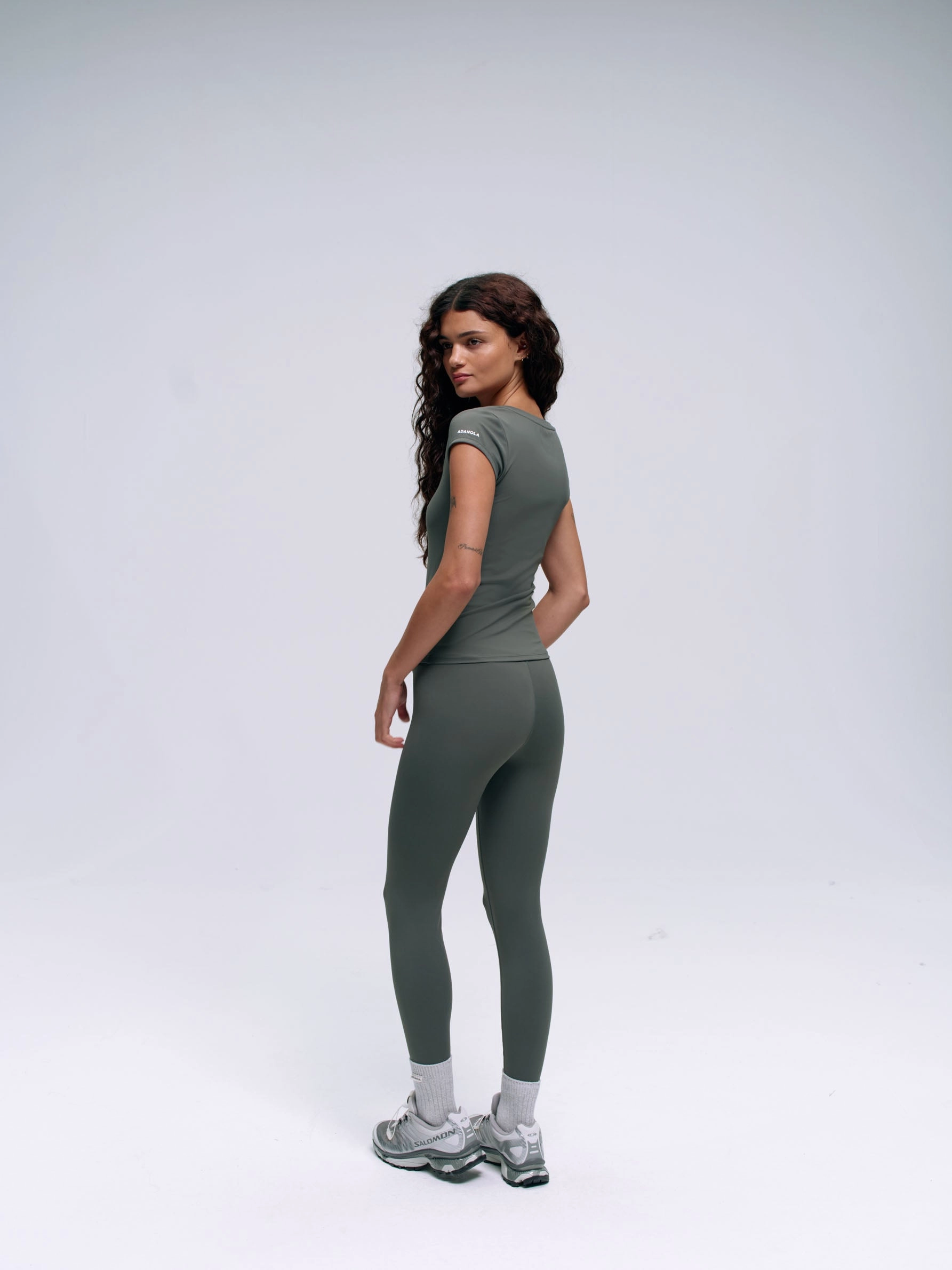 Ultimate Scoop Neck Cap Sleeve Top - Sea Green