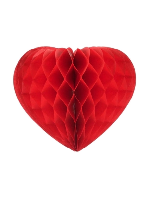 Valentines Honeycomb Heart 30cm