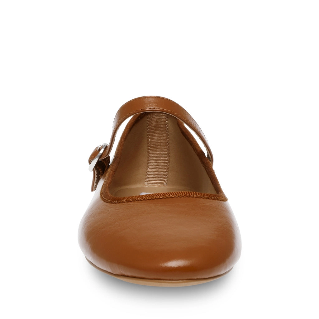 Vinetta Flat Shoe BROWN LEATHER