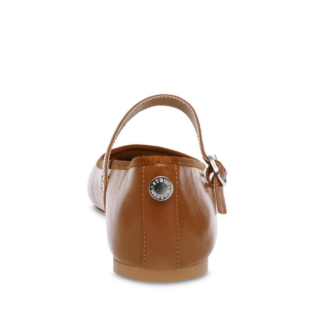 Vinetta Flat Shoe BROWN LEATHER