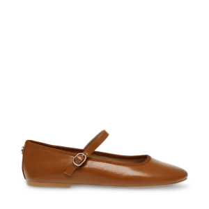 Vinetta Flat Shoe BROWN LEATHER
