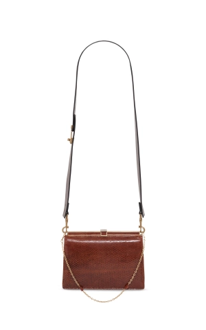 Vintage No.9 Bag in Cognac Snakeskin