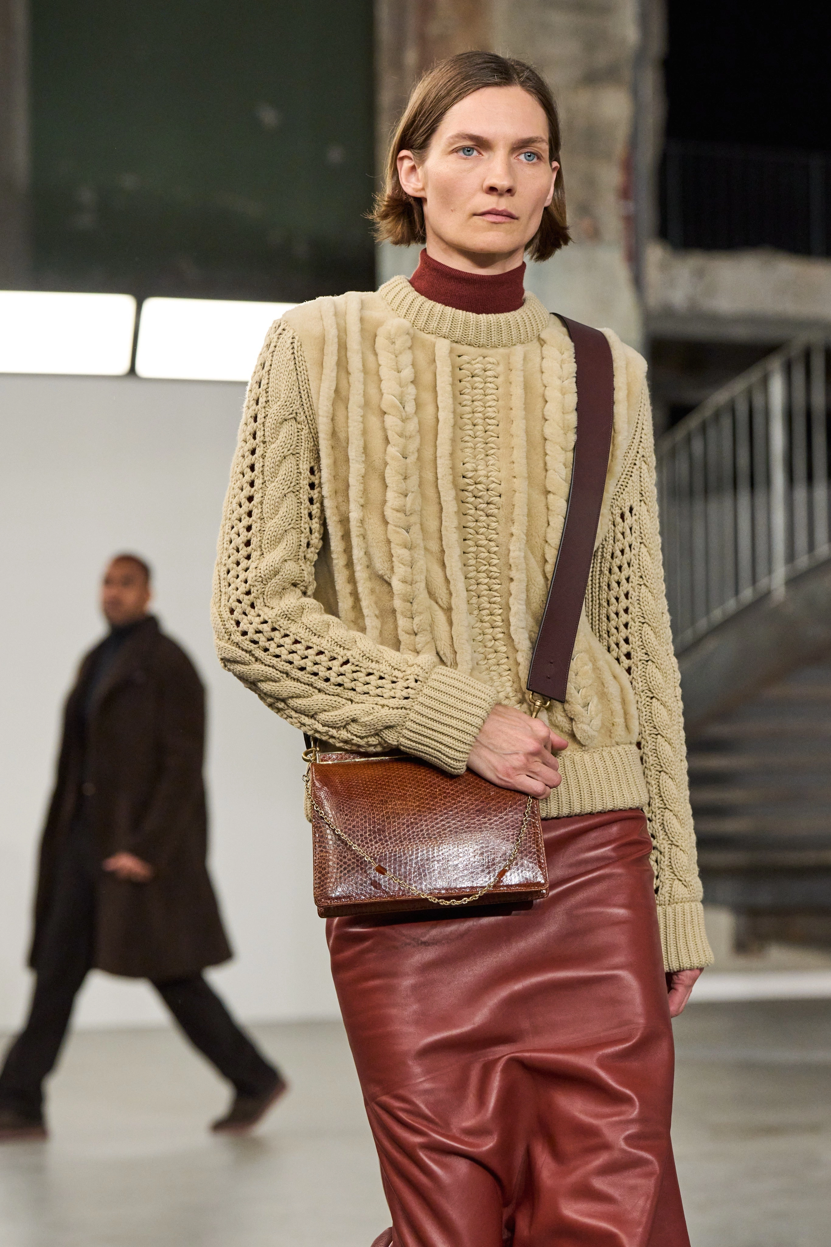 Vintage No.9 Bag in Cognac Snakeskin