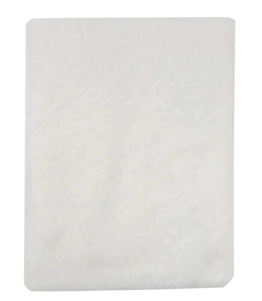White Small Cashmere Plain Scarf